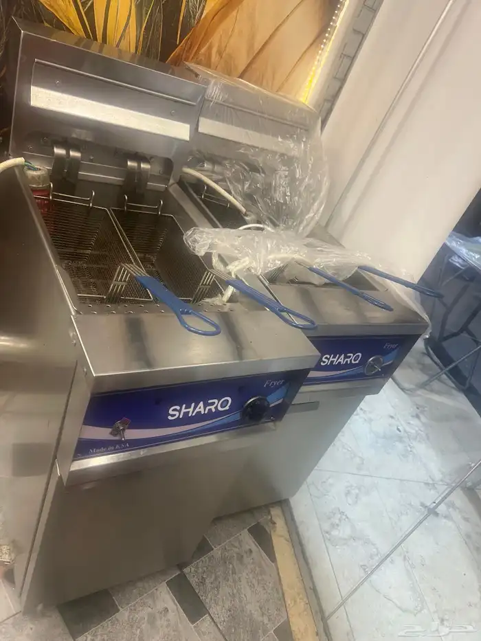 قلايات بطاطس fryer 2سله 2حوض 1