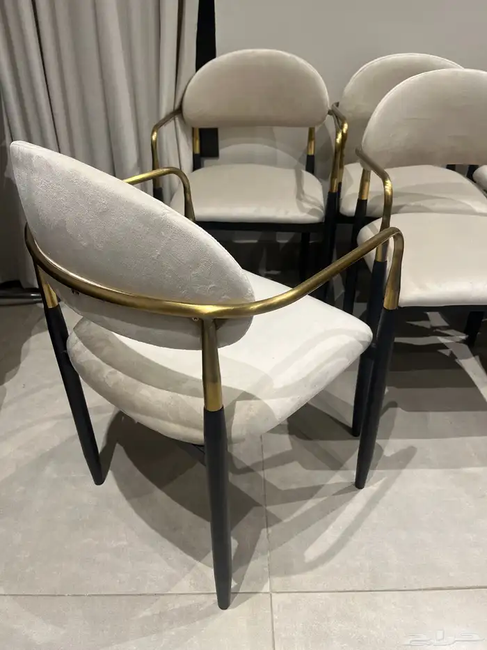 كرسي طاولة طعام جديد لم يتم الاستعمال 3