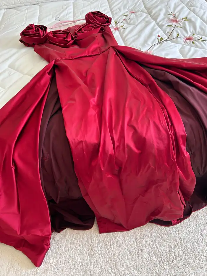 فستان فخم كلفني حول الفين تفصيل وقماش 2