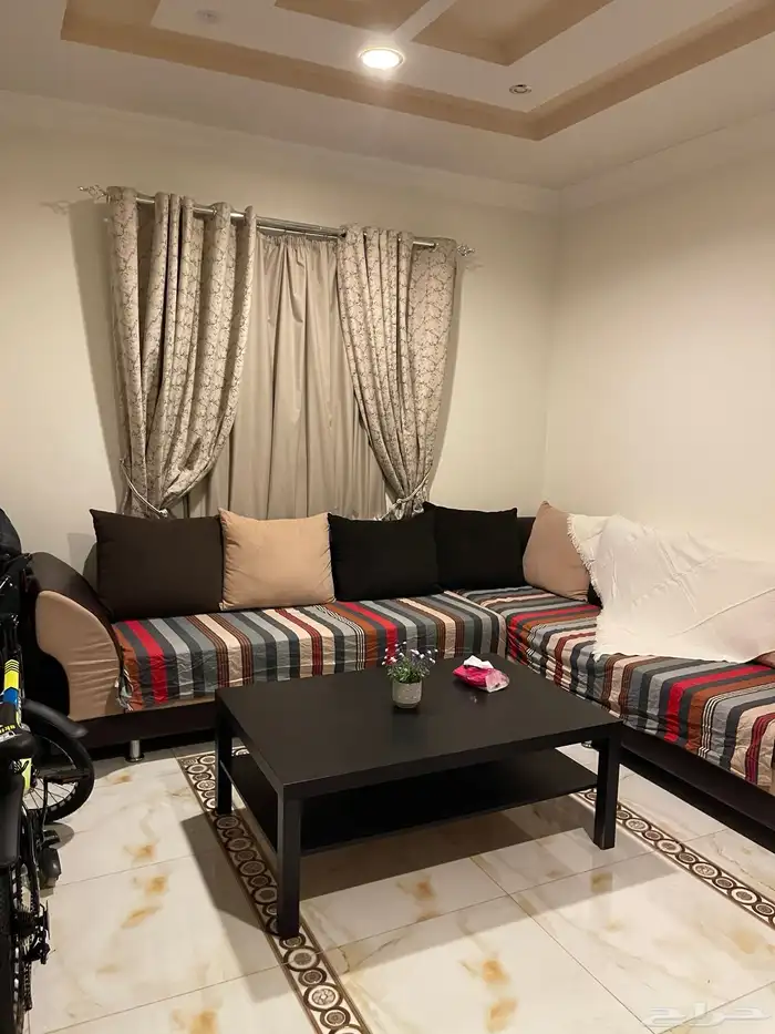 L-Shape Sofa Coffee Table كنب كورنر مستعمل طاولة قهوة 5