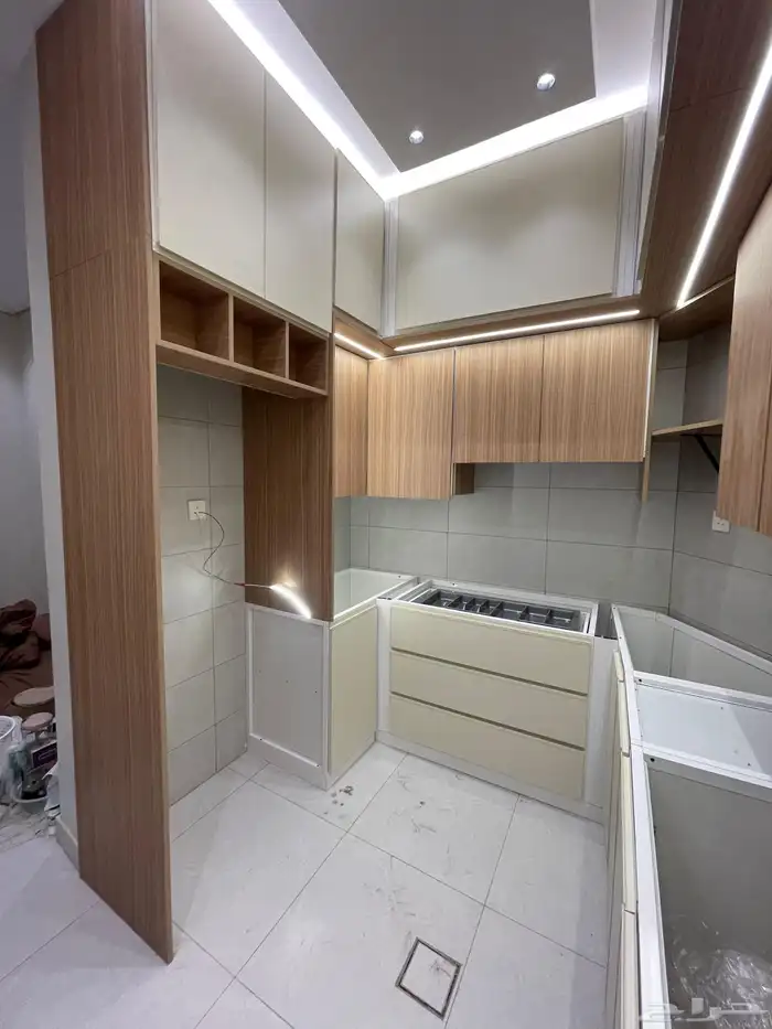 مطابخ المنيوم وساج يوجد صيانة و تكملة 78