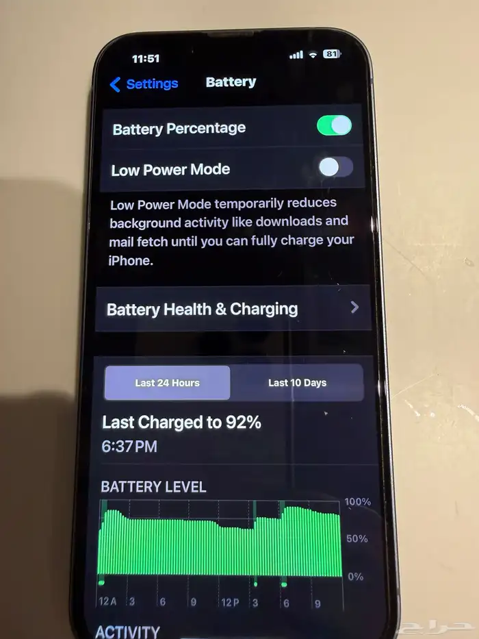 ايفون 13 حجم الذاكرة 128 5