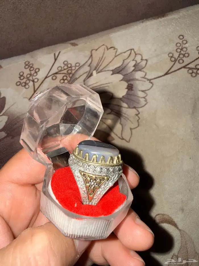 خواتم عقيق يماني فضه 3