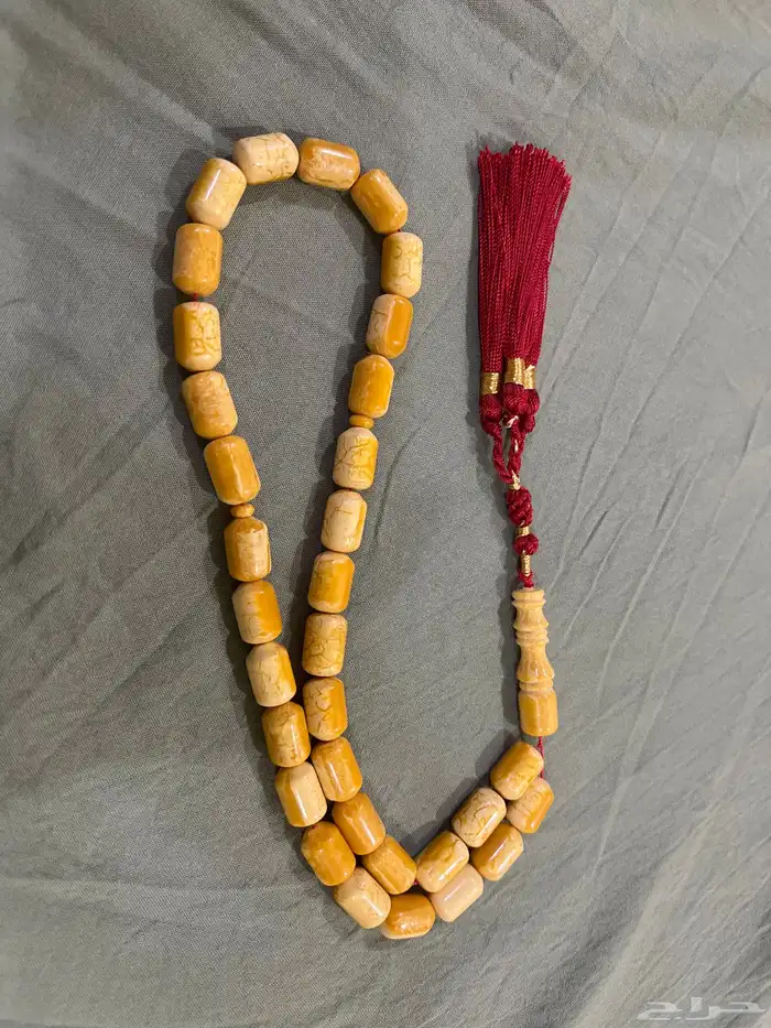 للبيع مسابيح تراب كهرمان فواحه 33 خرزه 0