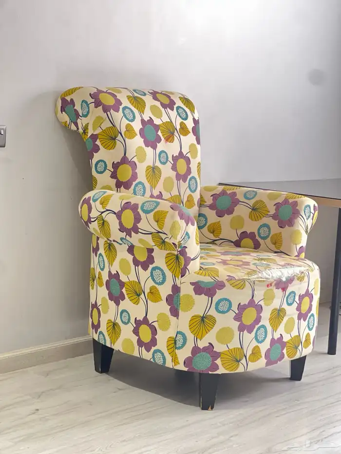 كنبة  صوفا  كرسي مفرد  كنب مفرد   ملكي 3