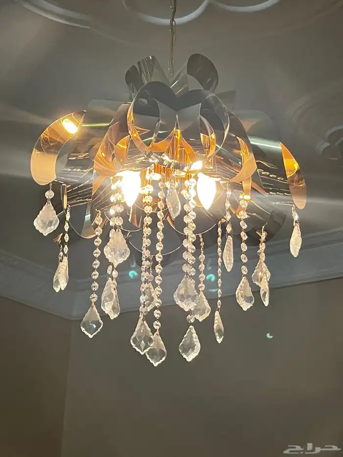 كنب مستعمل مع ستاره بطاولات مع مكيف ونجفه 7