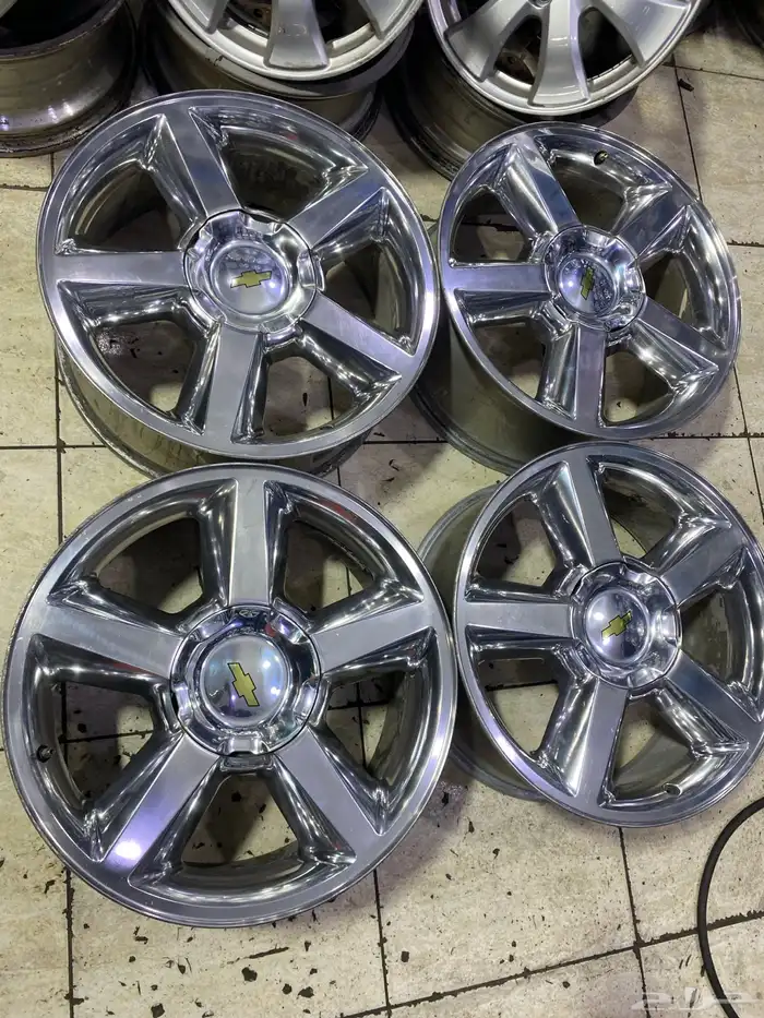 طقم جنوط تاهو مقاس 20 اصليه وكاله 6