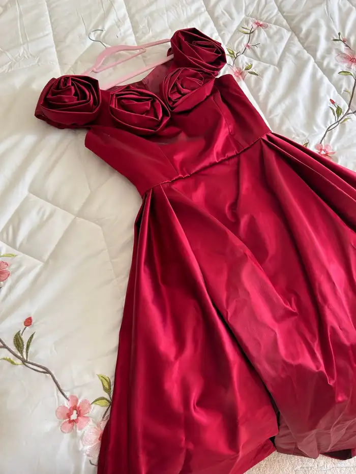 فستان فخم كلفني حول الفين تفصيل وقماش 0