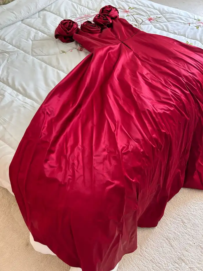 فستان فخم كلفني حول الفين تفصيل وقماش 1