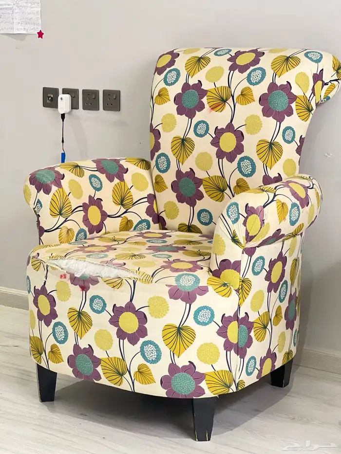 كنبة  صوفا  كرسي مفرد  كنب مفرد   ملكي 2