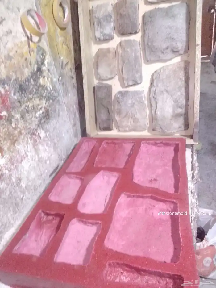 تصنيع قوالب سلكون ربل ديكورات ولحجر 16