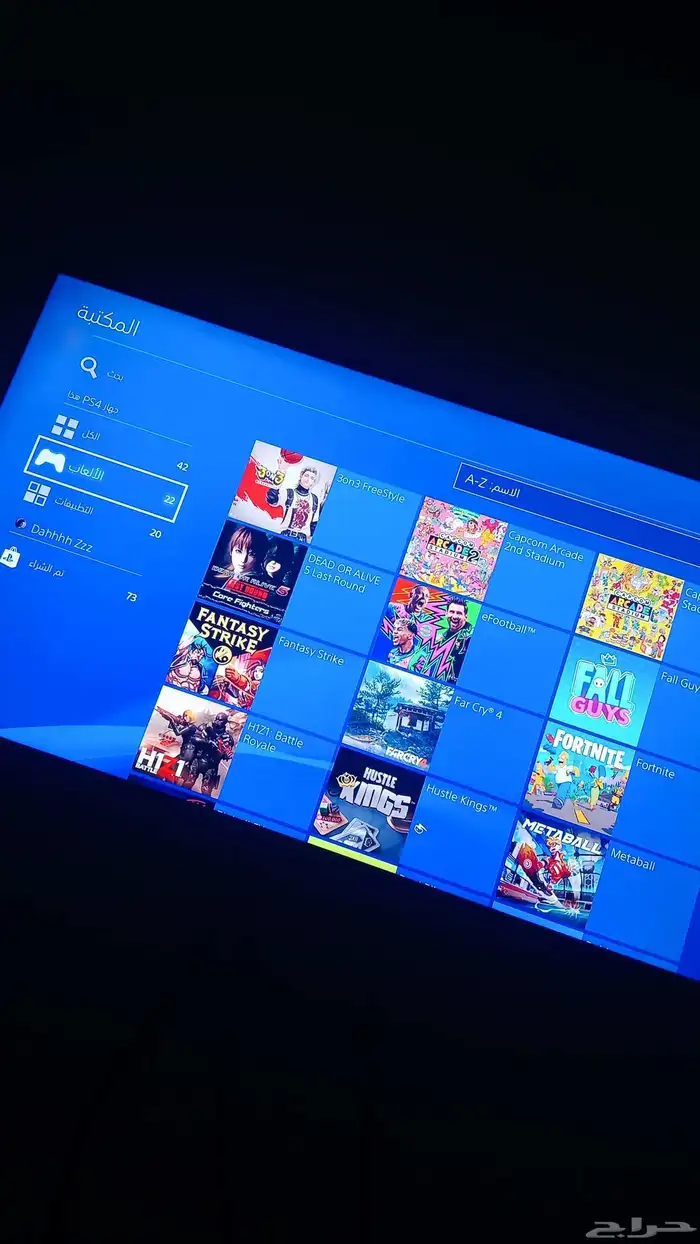 بلايستيشن 4 سليم مع يد تحكم مع حساب 1