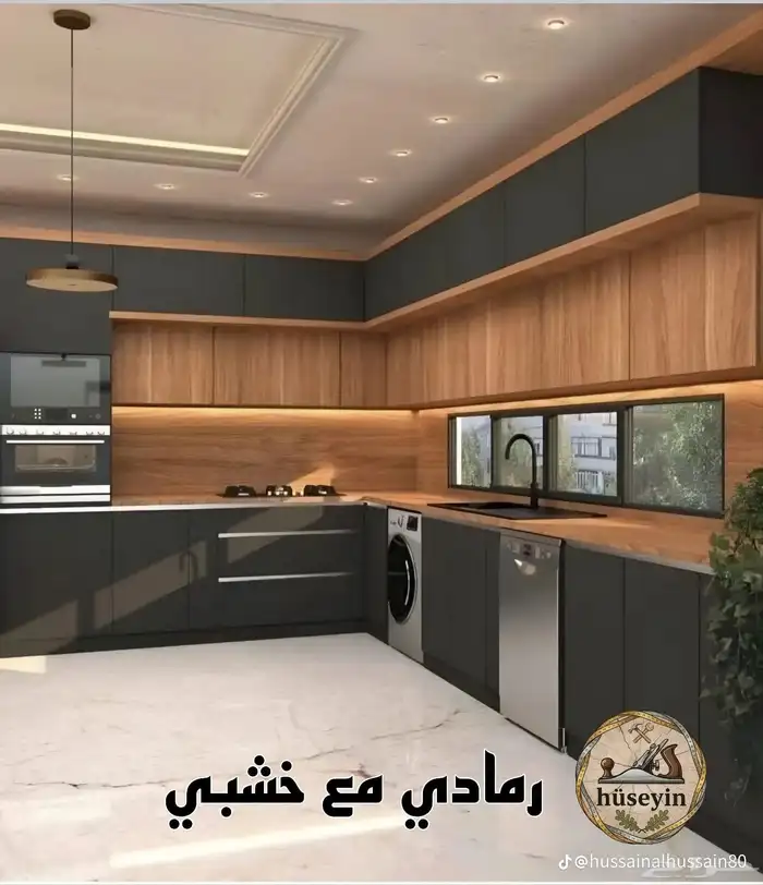 مطابخ المنيوم وساج يوجد صيانة و تكملة 5