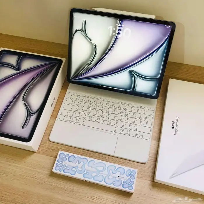 ايباد اير اخر اصدار 13 انش مع كامل ملحقاته 0