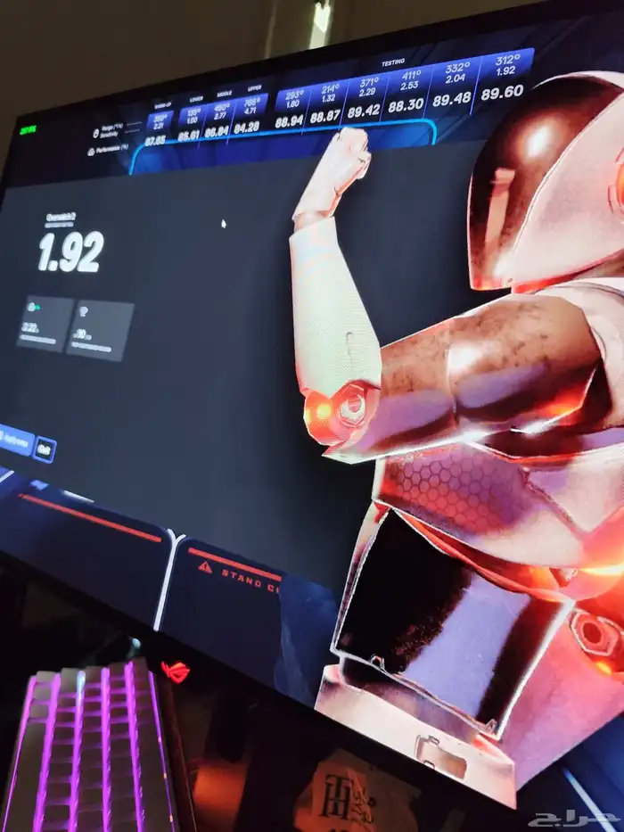 شاشة ASUS XG27AQDMG 240hz Oled 1440p 1