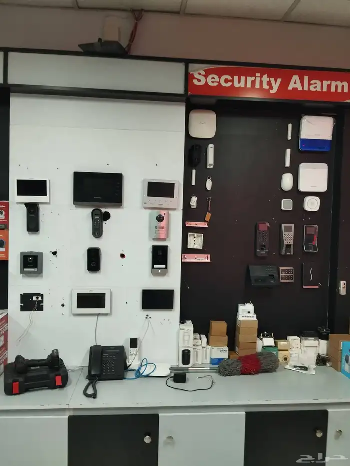 موسسة السحب الخمسه للانظمه الامنيه كاميرات انتركم اكسس دور 1