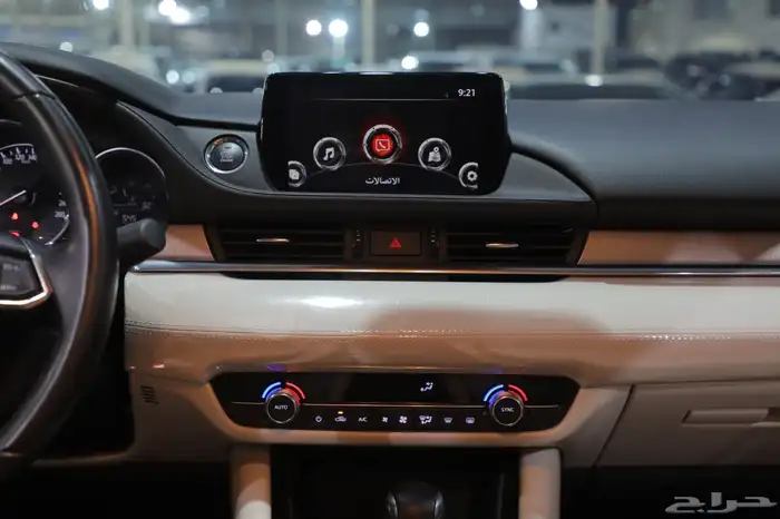 مازدا فئة 6 نص الفل مقاعد جلد شاشه 2025 شبه الجديد 15