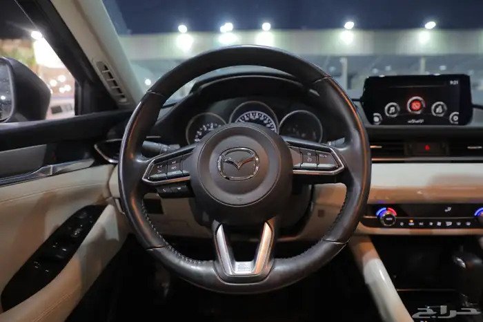 مازدا فئة 6 نص الفل مقاعد جلد شاشه 2025 شبه الجديد 13