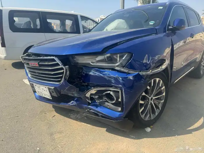 هافال H6 TURBO هافال2019 H6 ازرق بانوراما فل كامل مقاعد جلد 3