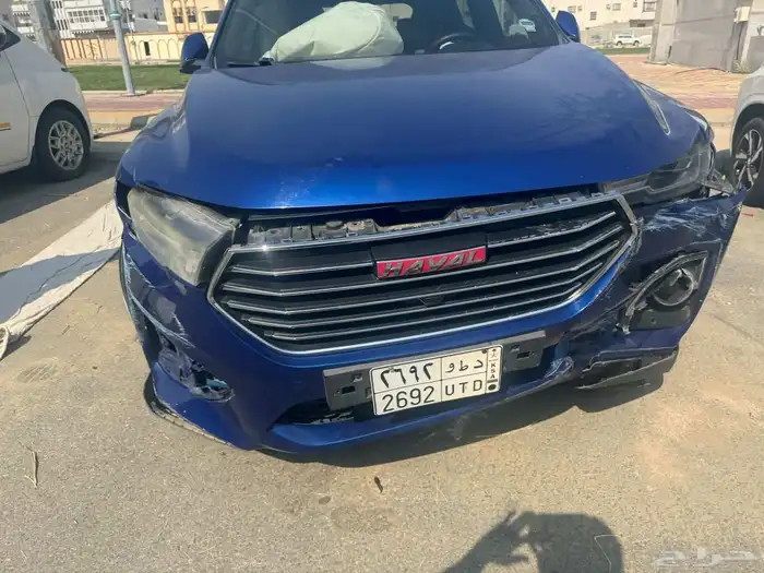 هافال H6 TURBO هافال2019 H6 ازرق بانوراما فل كامل مقاعد جلد 4