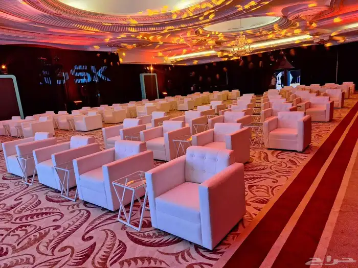 تأجير استيج 3D   جاهز للفعاليات والمناسبات كنب-كراسي-طاولات 8