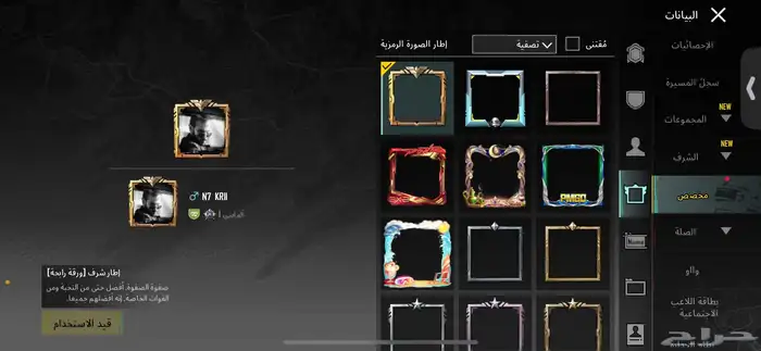 حساب ببجي للبيع 43