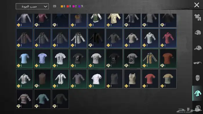 للبيع   حساب PUBG نادر وفخم السعر فوق1000 ريال 23