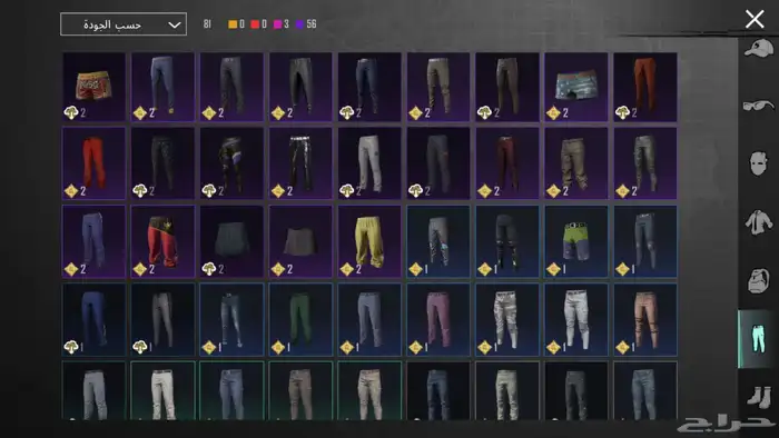 للبيع   حساب PUBG نادر وفخم السعر فوق1000 ريال 20