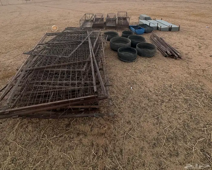 شبوك ومطاره ومعالف ومظلات للبيع 6