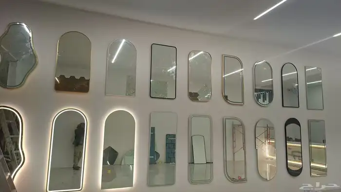 جميع انواع المرايات وازجاج حف شطف رش رمل ليد شاورات حمام 1