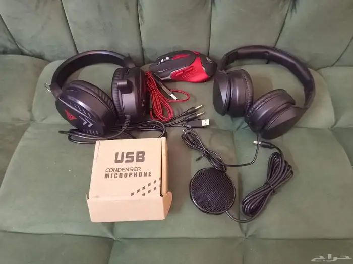 اجهزه خاصه بالعاب الجيم . سماعه وماوس ومكبر صوت او مكرفون 5