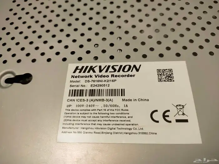 Hikvision NVR 16 Ports IP 4k جهاز تسجيل كاميرات 2