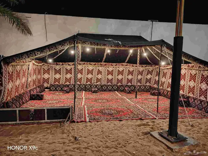 تأجير لاوازم افراح ومناسبات بيوت شعر وخيام وكراسي وفرش طولات 0