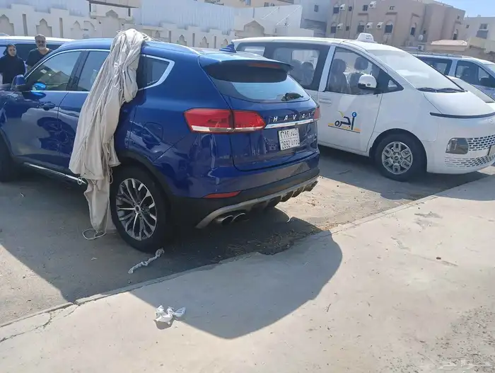 هافال H6 TURBO هافال2019 H6 ازرق بانوراما فل كامل مقاعد جلد 8