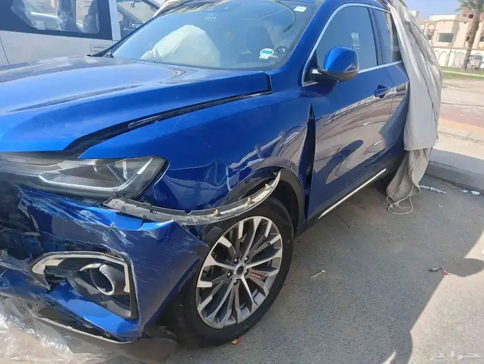 هافال H6 TURBO هافال2019 H6 ازرق بانوراما فل كامل مقاعد جلد 11