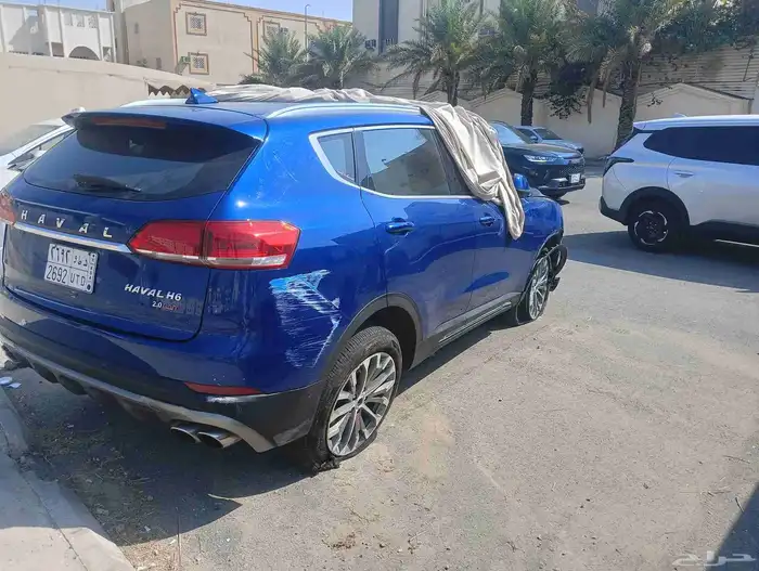 هافال H6 TURBO هافال2019 H6 ازرق بانوراما فل كامل مقاعد جلد 7