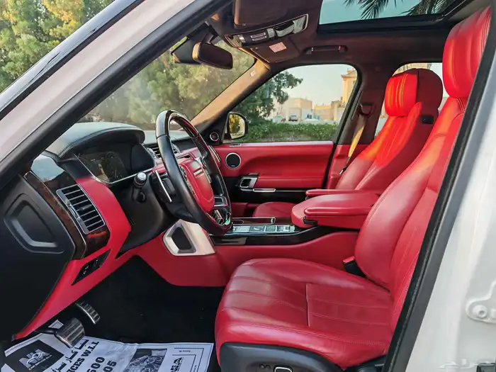 رينج روفر 2015 أوتوبيجرافي سوبر شارج أبيض لؤلؤي 34