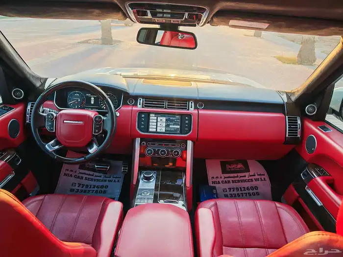 رينج روفر 2015 أوتوبيجرافي سوبر شارج أبيض لؤلؤي 37