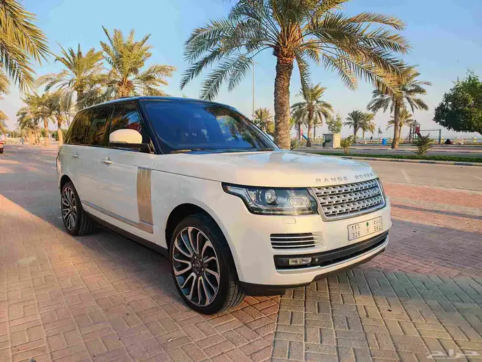 رينج روفر 2015 أوتوبيجرافي سوبر شارج أبيض لؤلؤي 10