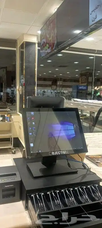 جهاز كاشير برنامج محاسبي قارئ باركود كاشير لمس كاشير جديد مط 0