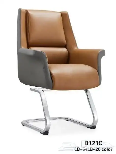 مودرن فخم مكتب كبيرة طقم كامل مع كنبات و كراسي طقم جلد فخم 3