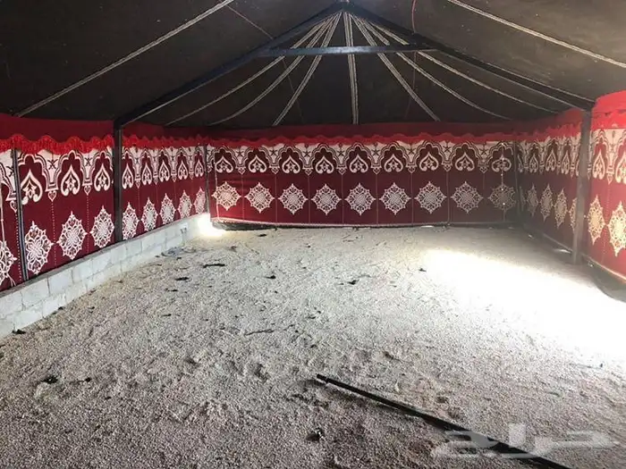 بيت شعر ابيض اوسود جميع المقاسات وخيم 13