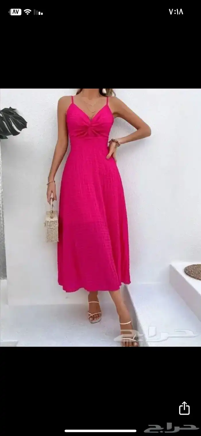 فساتين جديدة الثلاث فساتين ب 100 ريال المقاس لارج فقط 20