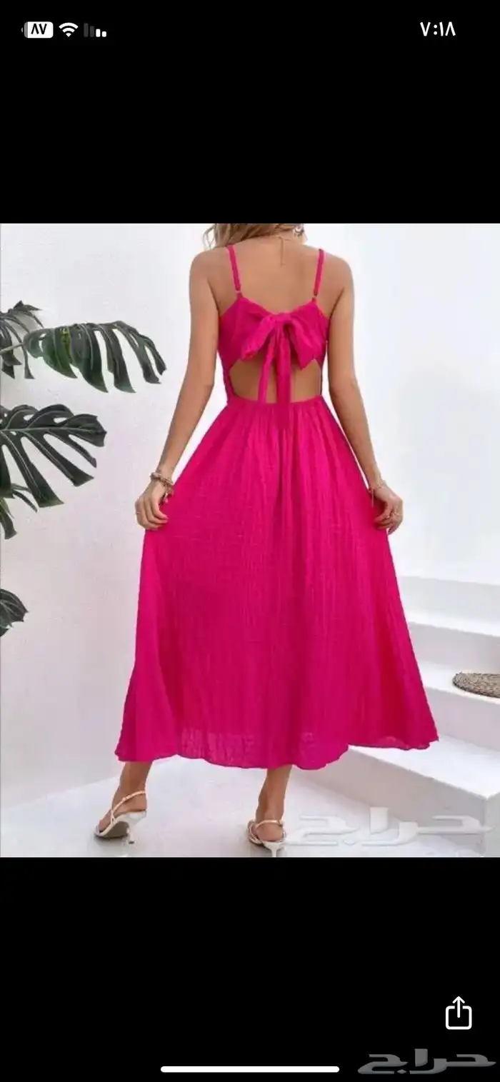 فساتين جديدة الثلاث فساتين ب 100 ريال المقاس لارج فقط 21