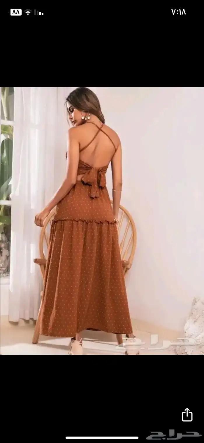 فساتين جديدة الثلاث فساتين ب 100 ريال المقاس لارج فقط 23