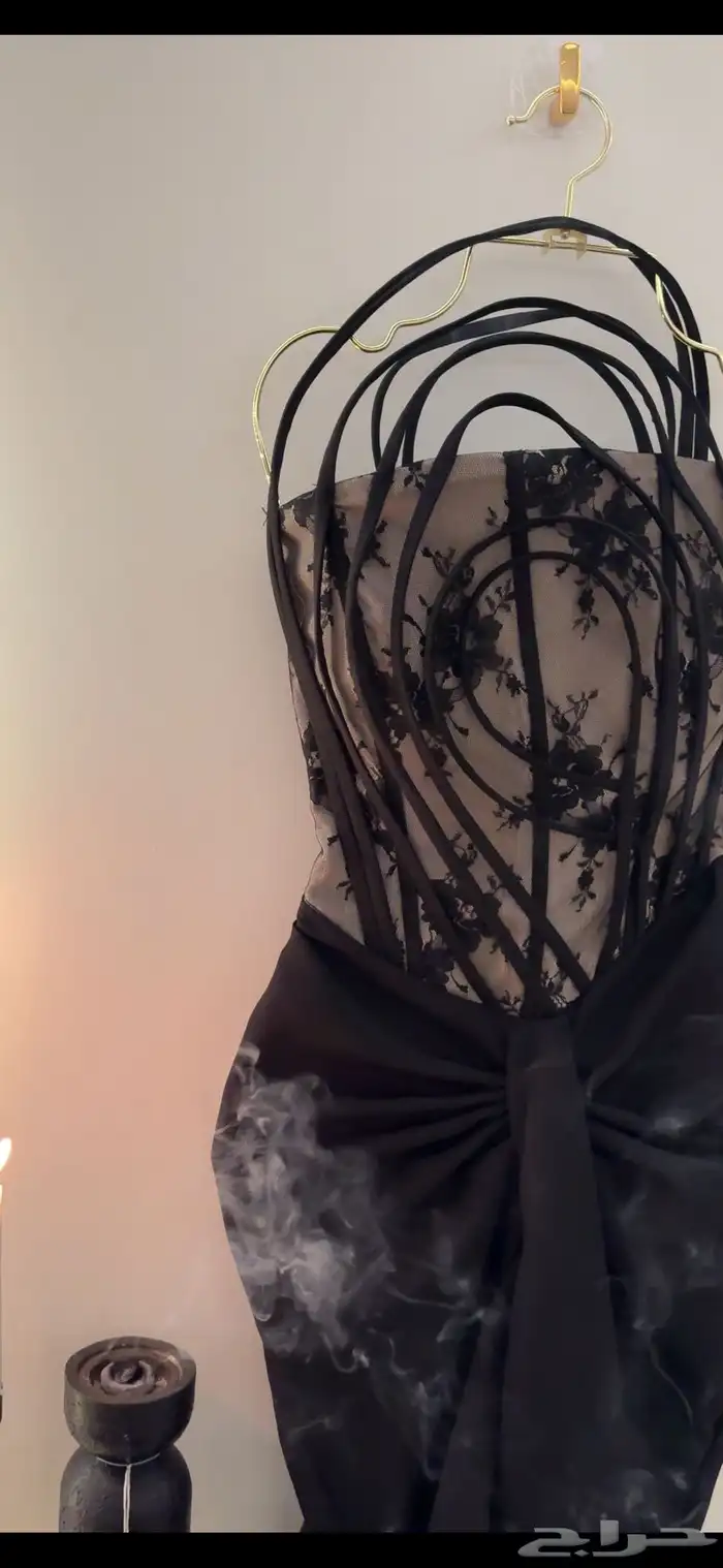 فستان للبيع كورسيه مقاس S وXS وطول 155 وتحت فخم وأنيق 2