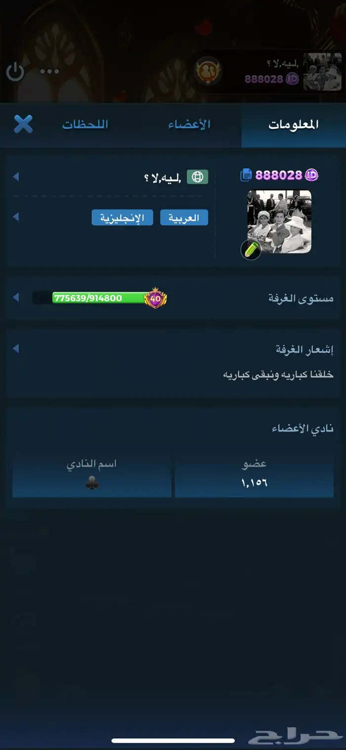 حساب يلا لودو 8
