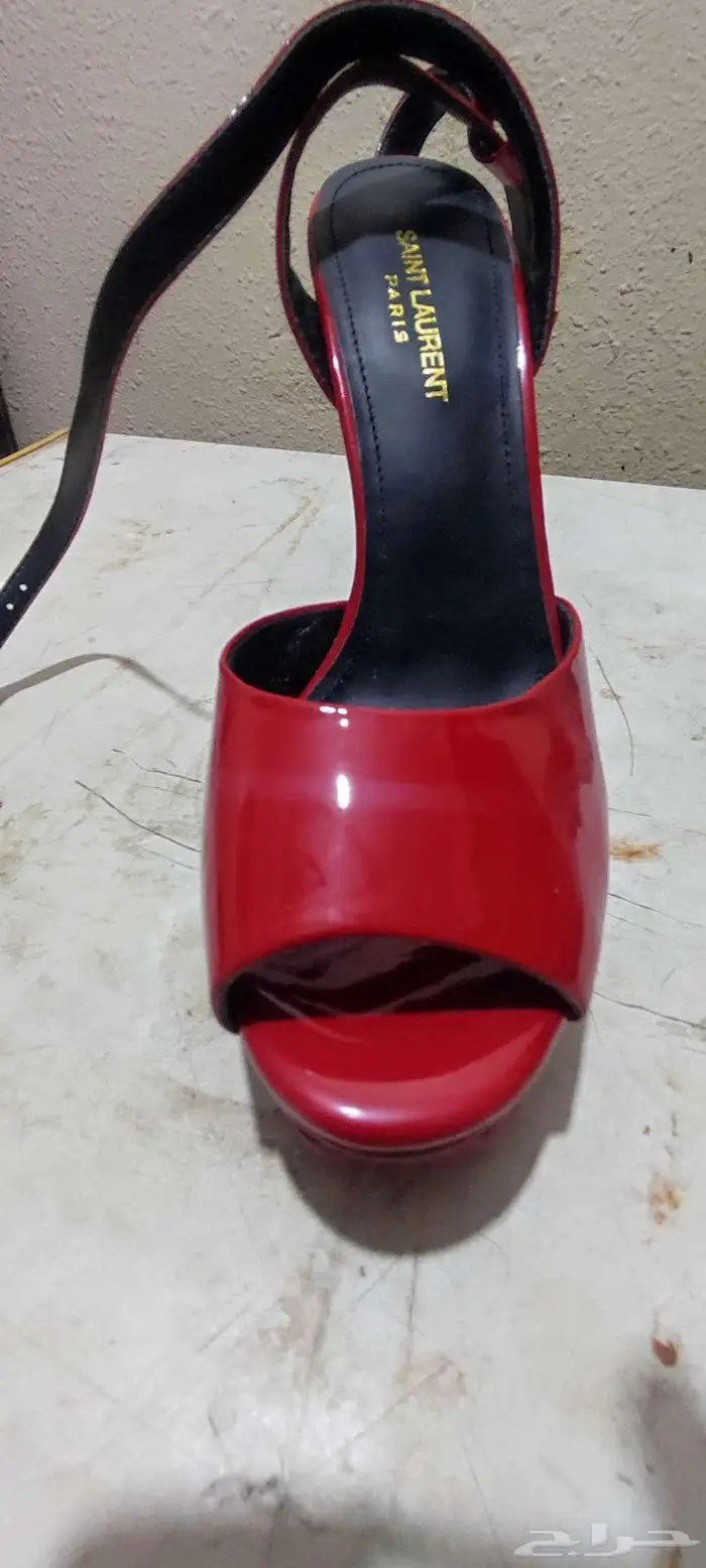 كعب عالي ايطالي جديد احمر مميز 5