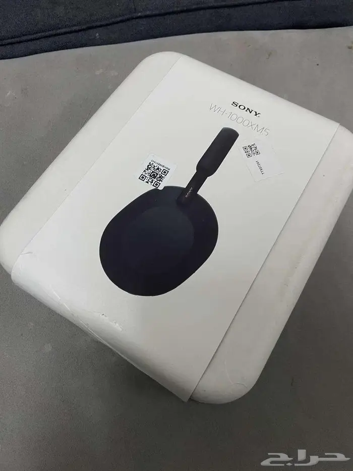 سماعات Sony WH-1000XM5 جديدة   لون أسود   غير مستخدمة 1