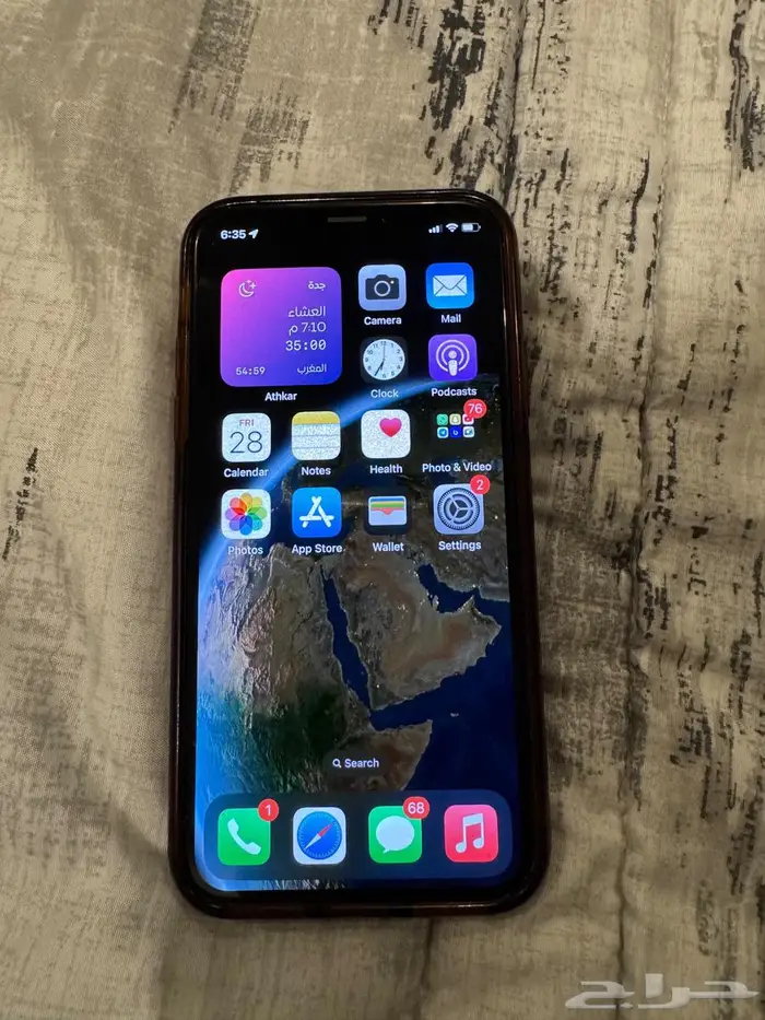 آيفون X 512GB نظيف ما انفك 0